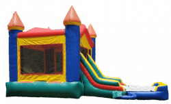 Bounce House w/ front slide Wet Option