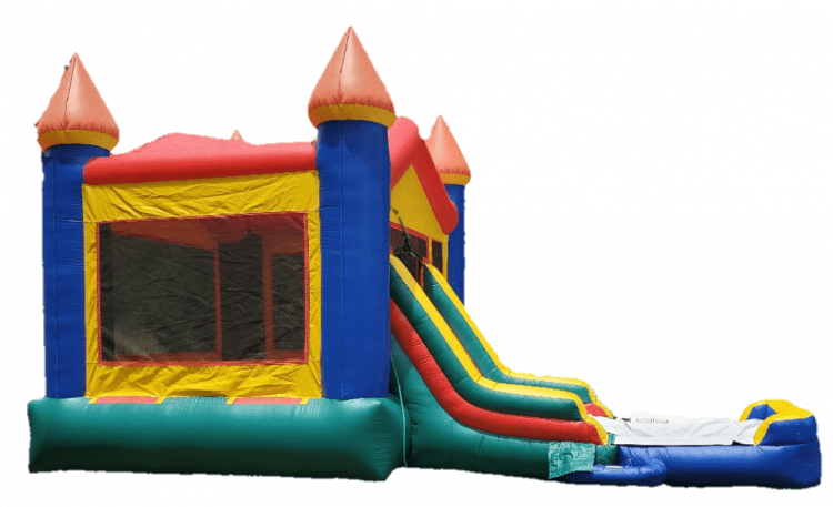 Bounce House w/ front slide Wet Option