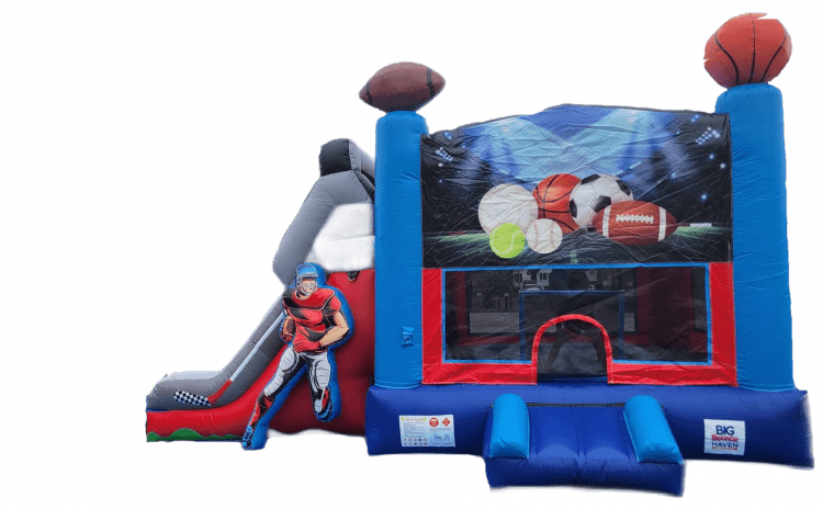 Sports Bounce House with Slide Dry Option