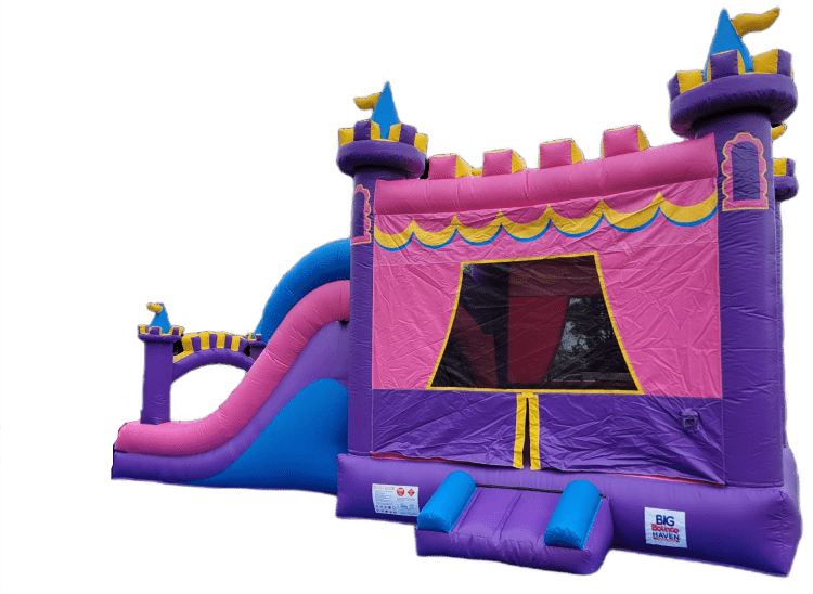 XL Princess Bounce House with Slide Dry Option